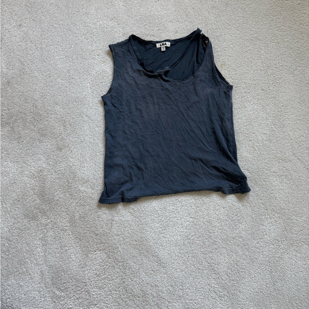 Women's Sleeveless Black Top